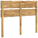 Sengegavl med levende kant ROSTOCK Hvid 120 cm