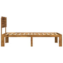 Enkelt Sengebund med Hovedgærde ROSTOCK Naturfarvet 80 x 200 cm