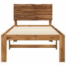 Enkelt Sengebund med Hovedgærde ROSTOCK Naturfarvet 75 x 190 cm