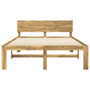 Dobbelt Sengestel med Hovedgærde ROSTOCK Hvid 140 x 190 cm