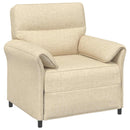 Sofa 100% polyester metalramme MDF, Krydsfinér