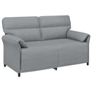 Sofa 100% polyester metalramme MDF, Krydsfinér