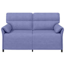 Sofa 100% polyester metalramme MDF, Krydsfinér