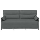 Sofa 100% polyester metalramme MDF, Krydsfinér