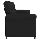 3-personers sofa Sort 198 x 83 x 95 cm Stof