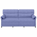 Sofa 100% polyester metalramme MDF, Krydsfinér