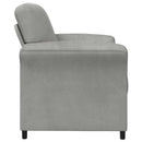 1-personers sofa Lysegrå 88 x 83 x 95 cm Fløjl