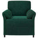 1-personers sofa Mørkegrøn 88 x 83 x 95 cm Fløjl