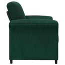1-personers sofa Mørkegrøn 88 x 83 x 95 cm Fløjl