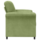 1-personers sofa Lys grøn 88 x 83 x 95 cm Fløjl