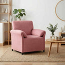 1-personers sofa Lyserød 88 x 83 x 95 cm Fløjl