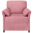 1-personers sofa Lyserød 88 x 83 x 95 cm Fløjl