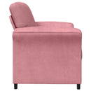 1-personers sofa Lyserød 88 x 83 x 95 cm Fløjl