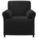 1-personers sofa Sort 88 x 83 x 95 cm Fløjl