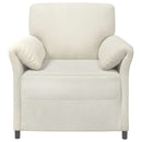 1-personers sofa Cremefarvet 88 x 83 x 95 cm Fløjl