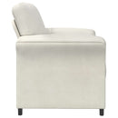 1-personers sofa Cremefarvet 88 x 83 x 95 cm Fløjl