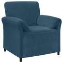1-personers sofa Blå 88 x 83 x 95 cm Fløjl
