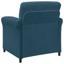 1-personers sofa Blå 88 x 83 x 95 cm Fløjl