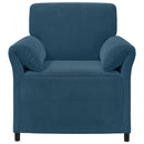 1-personers sofa Blå 88 x 83 x 95 cm Fløjl