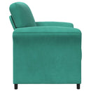1-personers sofa Turkis 88 x 83 x 95 cm Fløjl