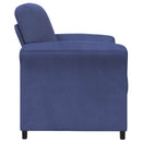 1-personers sofa Politi blå 88 x 83 x 95 cm Fløjl