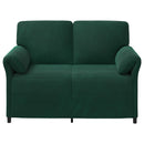 2-personers sofa Mørkegrøn 138 x 83 x 95 cm Fløjl