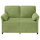2-personers sofa Lys grøn 138 x 83 x 95 cm Fløjl