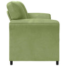 2-personers sofa Lys grøn 138 x 83 x 95 cm Fløjl