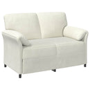 2-personers sofa Cremefarvet 138 x 83 x 95 cm Fløjl