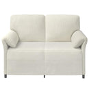 2-personers sofa Cremefarvet 138 x 83 x 95 cm Fløjl