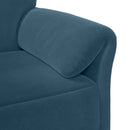 2-personers sofa Blå 138 x 83 x 95 cm Fløjl