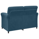 2-personers sofa Blå 138 x 83 x 95 cm Fløjl