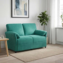 2-personers sofa Turkis 138 x 83 x 95 cm Fløjl