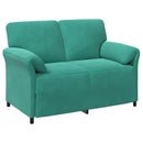 2-personers sofa Turkis 138 x 83 x 95 cm Fløjl