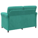 2-personers sofa Turkis 138 x 83 x 95 cm Fløjl