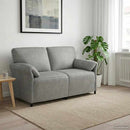 2-personers sofa Lysegrå 158 x 83 x 95 cm Fløjl
