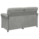2-personers sofa Lysegrå 158 x 83 x 95 cm Fløjl