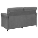 2-personers sofa Mørkegrå 158 x 83 x 95 cm Fløjl