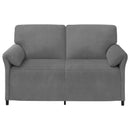2-personers sofa Mørkegrå 158 x 83 x 95 cm Fløjl