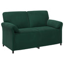 2-personers sofa Mørkegrøn 158 x 83 x 95 cm Fløjl