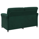 2-personers sofa Mørkegrøn 158 x 83 x 95 cm Fløjl