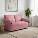 2-personers sofa Lyserød 158 x 83 x 95 cm Fløjl