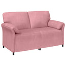 2-personers sofa Lyserød 158 x 83 x 95 cm Fløjl