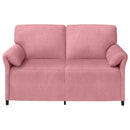 2-personers sofa Lyserød 158 x 83 x 95 cm Fløjl