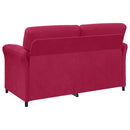2-personers sofa Vinrød 158 x 83 x 95 cm Fløjl
