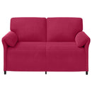 2-personers sofa Vinrød 158 x 83 x 95 cm Fløjl