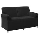 2-personers sofa Sort 158 x 83 x 95 cm Fløjl