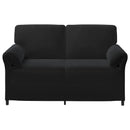 2-personers sofa Sort 158 x 83 x 95 cm Fløjl
