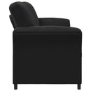 2-personers sofa Sort 158 x 83 x 95 cm Fløjl