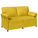 2-personers sofa Gul 158 x 83 x 95 cm Fløjl